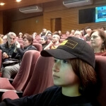 El joven director de cine Raúl Álvarez Resta inauguró ayer la sección de terror del Festival de Cine en Aranjuez